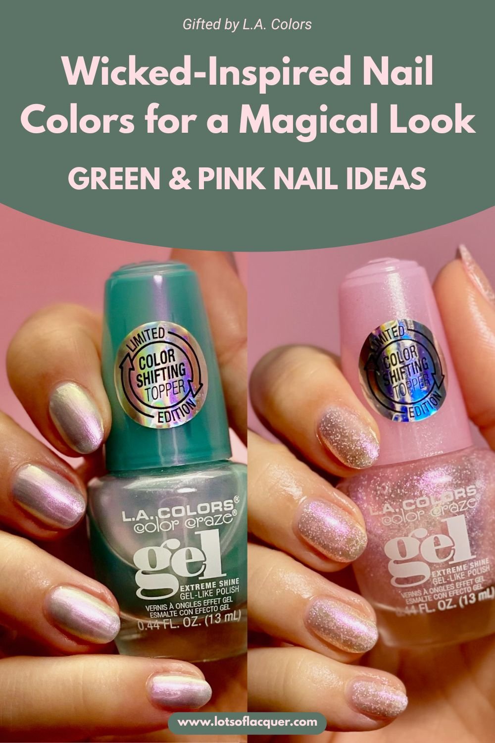 Wicked Inspired Nail Colors